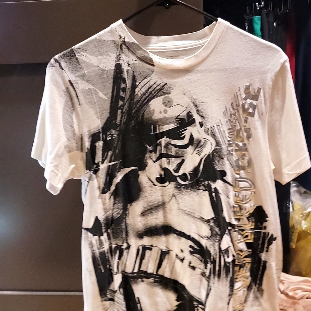 Stormtrooper Star Wars Graphic Tee Medium Marc Echo Cut & Sew